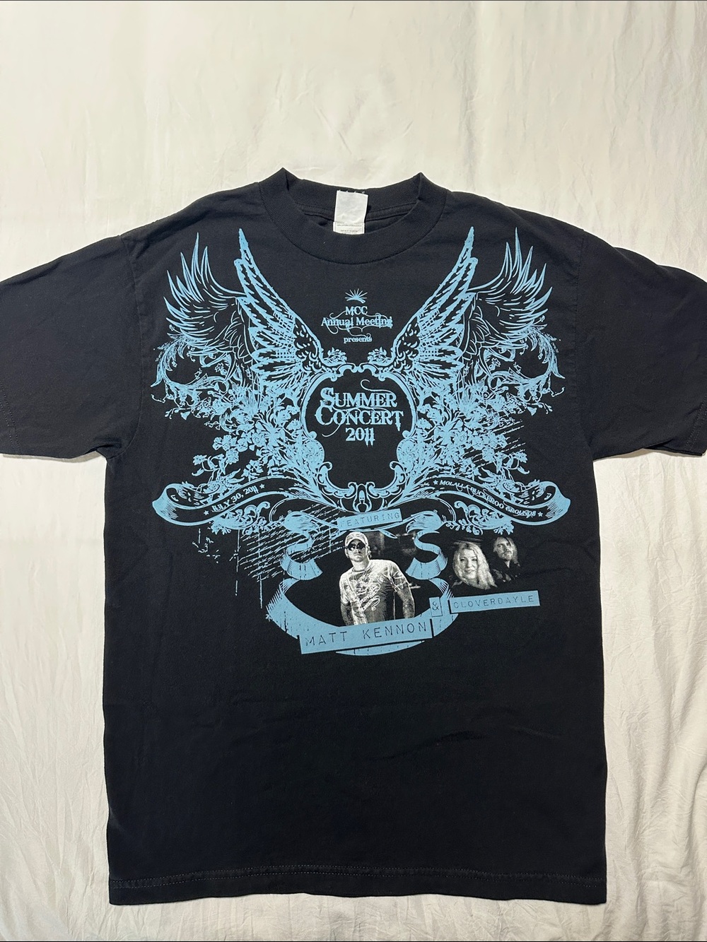 Vintage Matt Kennon & Cloverdayle 2011 Summer Concert Tee